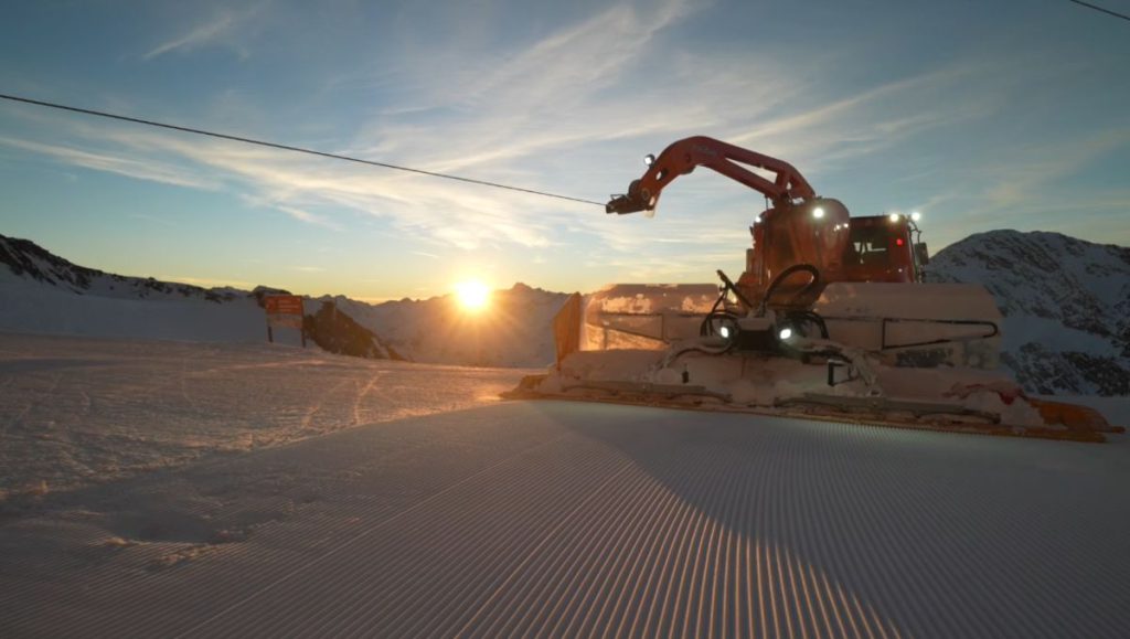 piste ski klaar maken