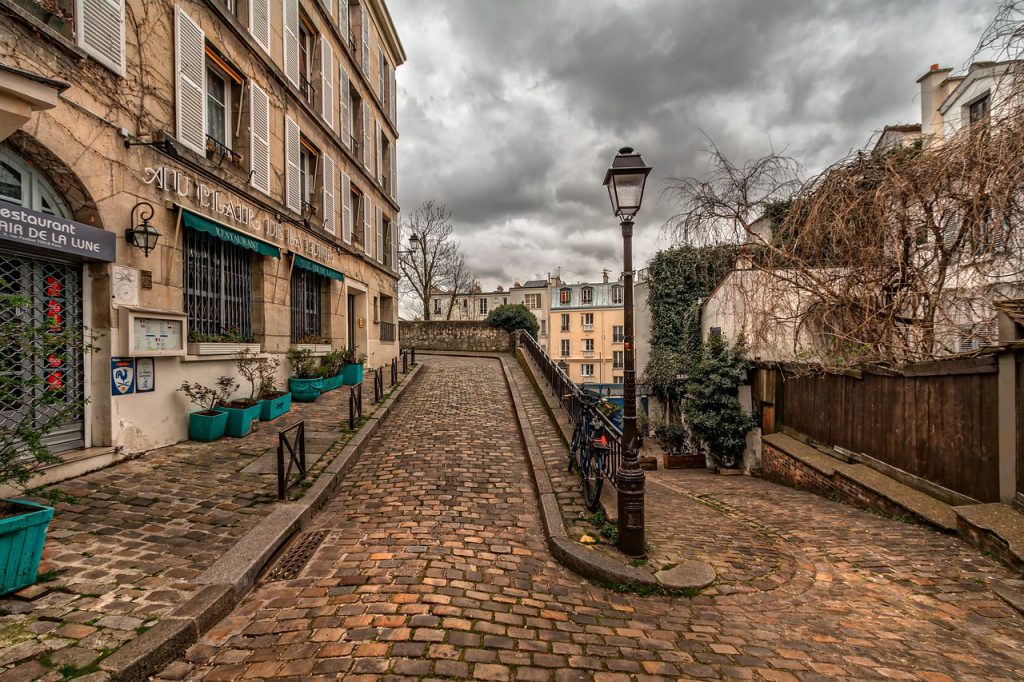 paris, montmartre, path