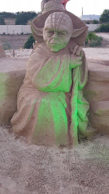 Zandsculpturen Algarve StarWars
