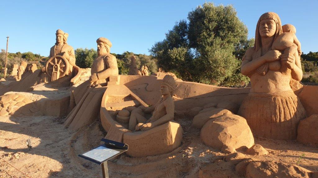 Zandsculpturen Algarve Sand City Lagoa
