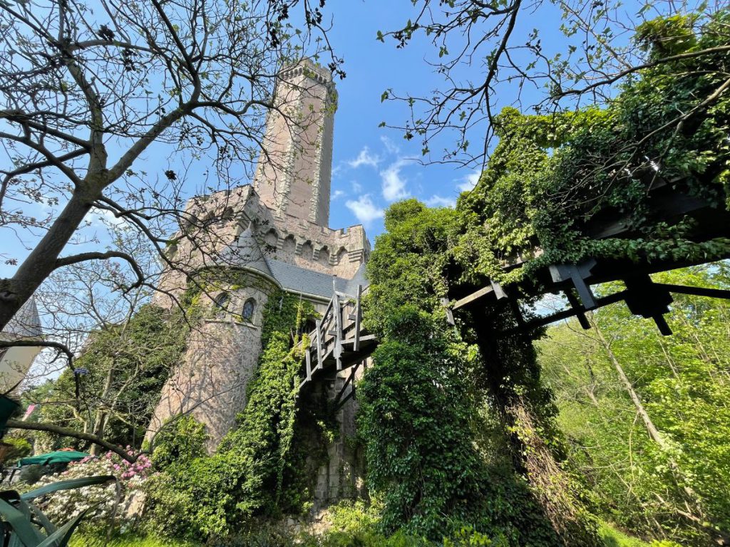 Vrije val toren mystery castle kasteel tower Pretpark Duitsland