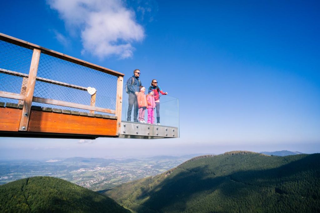 Bezienswaardigheden van Moravië - uitzicht panorama Pustevny