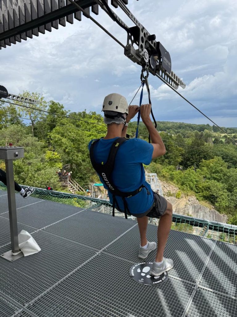 zipline herfstvakantie met kinderen in europa
