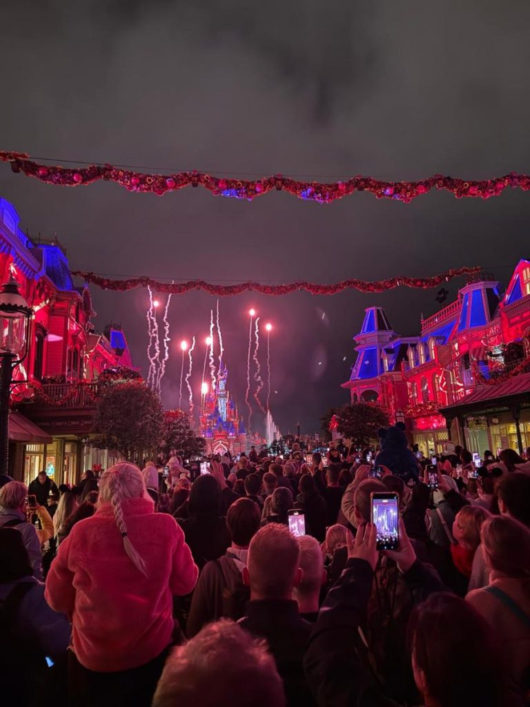 vuurwerkshow disney