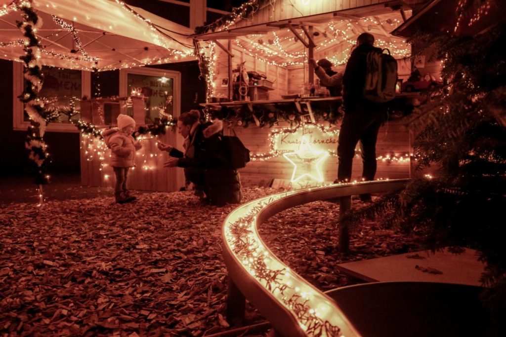 kerstmarkten net over de duitse grens