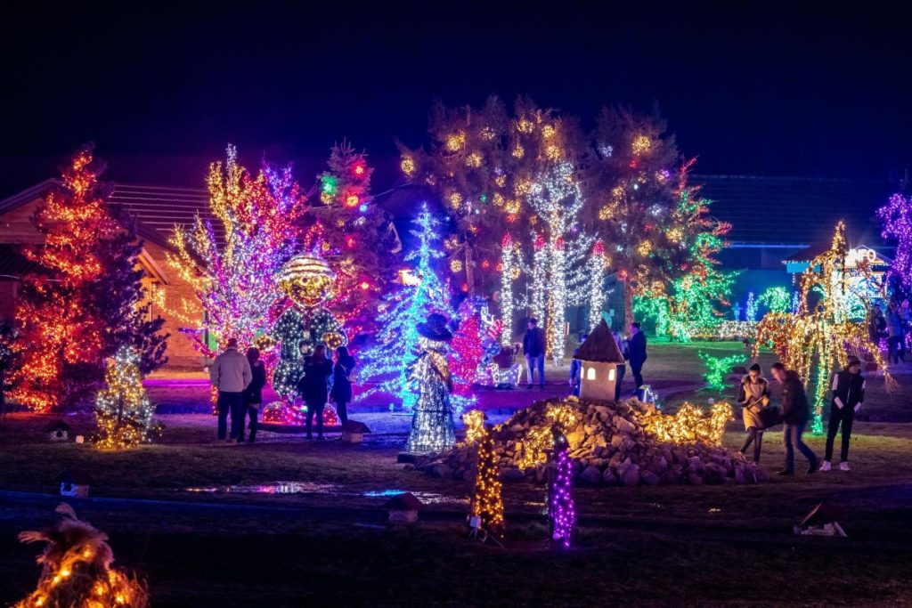 kerstverlichting bij de familie Salaj