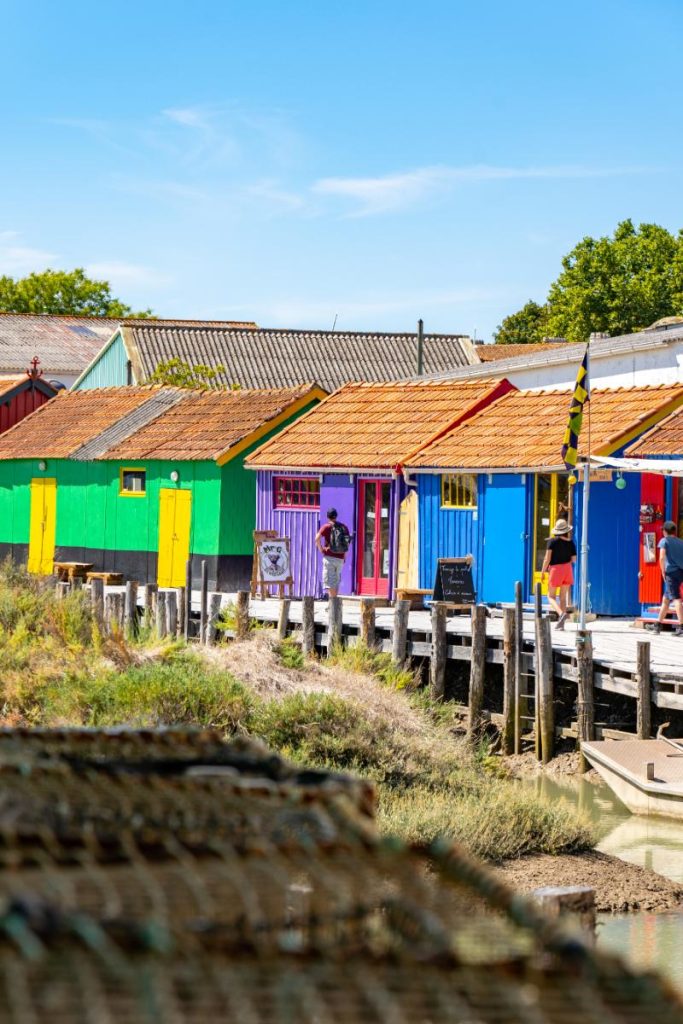 gekleurde vissershuisjes