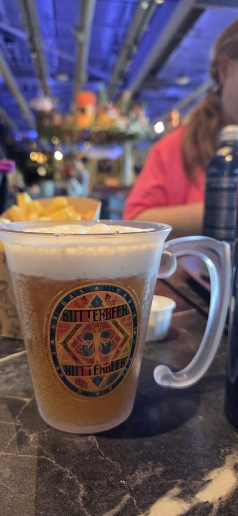 Butterbeer experience in Warner Bros Studio Tour London