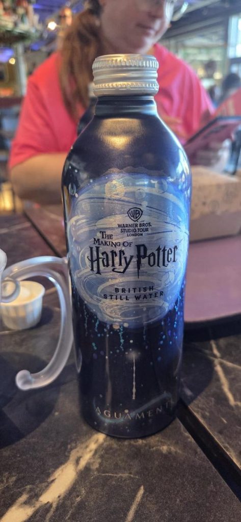fles still water Warner Bros Studio Tour London Harry Potter