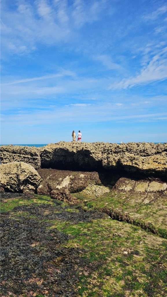 Etretat Normandië met tieners