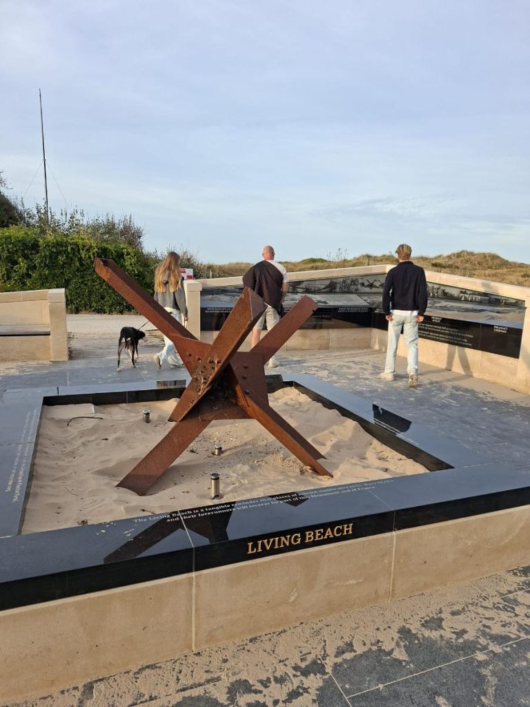 Omaha Beach D-Day stranden